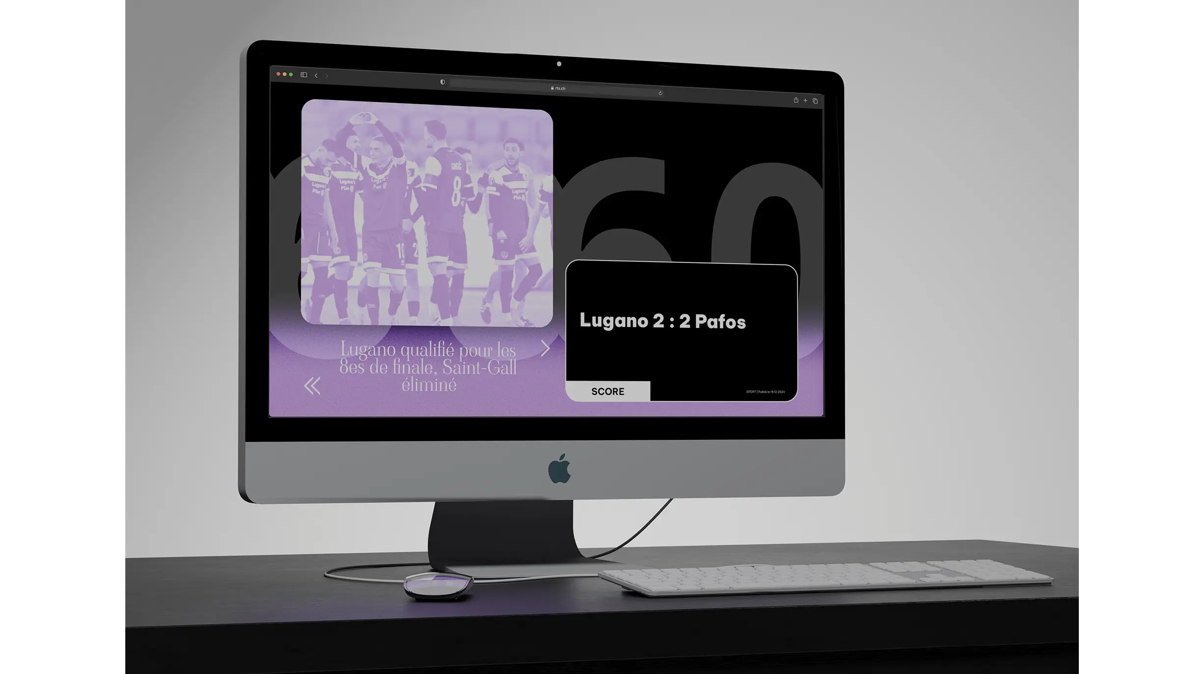 mockup image of the project